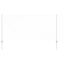 vidaXL Kerítés oszlopokkal Ezüst 1 x 50 m Acél