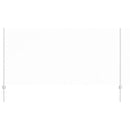 vidaXL Kerítés oszlopokkal Ezüst 1.2 x 50 m Acél