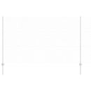 vidaXL Kerítés oszlopokkal Ezüst 1.4 x 50 m Acél