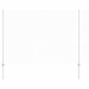 vidaXL Kerítés oszlopokkal Ezüst 1.5 x 50 m Acél