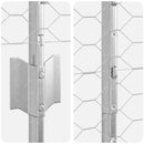 vidaXL Hegesztett Drótháló Kerítés 50 x 1,6 m (Sz x Ma)