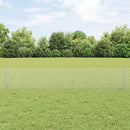 vidaXL Hatszögletű kerítés oszlopokkal 100 x 0,4 m Horganyzott Acél