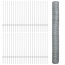 vidaXL Hegesztett Drótháló Kerítés 100 x 1 m (Sz x M)