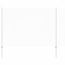 vidaXL Kerítés oszlopokkal Ezüst 1.5 x 100 m Acél