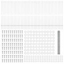 vidaXL Kerítés oszlopokkal Ezüst 1.6 x 100 m Acél