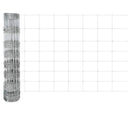 vidaXL Kerítés oszlopokkal Ezüst 0.8 x 25 m Acél