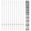 vidaXL Kerítés oszlopokkal Ezüst 1.2 x 25 m Acél