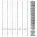 vidaXL Kerítés oszlopokkal Ezüst 1.2 x 25 m Acél