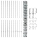 vidaXL Vadkerítés oszlopokkal 25 x 1,4 m (Sz x M)