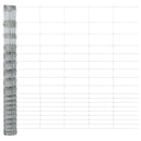 vidaXL Kerítés oszlopokkal Ezüst 1.5 x 25 m Acél