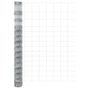 vidaXL Kerítés oszlopokkal Ezüst 1.6 x 25 m Acél