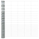 vidaXL Kerítés oszlopokkal Ezüst 1.6 x 25 m Acél