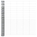 vidaXL Kerítés oszlopokkal Ezüst 1.6 x 25 m Acél