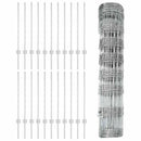 vidaXL Vadkerítés oszlopokkal 50 x 0,8 m (Sz x M)