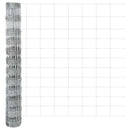 vidaXL Kerítés oszlopokkal Ezüst 1.2 x 50 m Acél