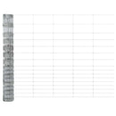 vidaXL Kerítés oszlopokkal Ezüst 1.2 x 50 m Acél