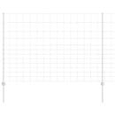 vidaXL Kerítés oszlopokkal Ezüst 1.5 x 50 m Acél