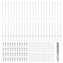 vidaXL Vadkerítés oszlopokkal 50 x 1,5 m (Sz x M)