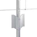 vidaXL Vadkerítés oszlopokkal 100 x 0,8 m (Sz x M)