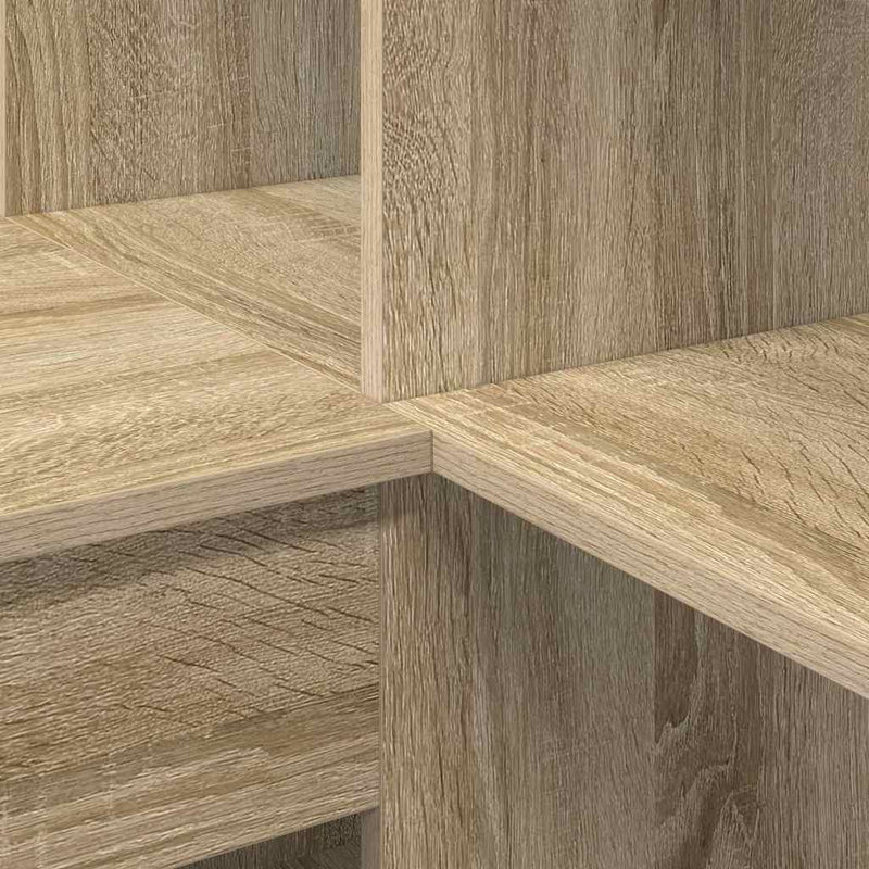 vidaXL Sarokíróasztal sonoma tölgy 101,5 x 149,5 x 149,5 cm Faanyag