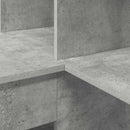 vidaXL Sarokíróasztal Beton Szürke 101,5 x 149,5 x 149,5 cm Faanyag