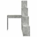 vidaXL Sarokíróasztal Beton Szürke 101,5 x 149,5 x 149,5 cm Faanyag