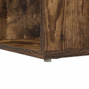 vidaXL Sarokíróasztal Füstölt tölgy 101,5 x 149,5 x 149,5 cm Faanyag