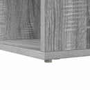 vidaXL Sarokíróasztal Szürke Sonoma 101,5 x 149,5 x 149,5 cm Faanyag