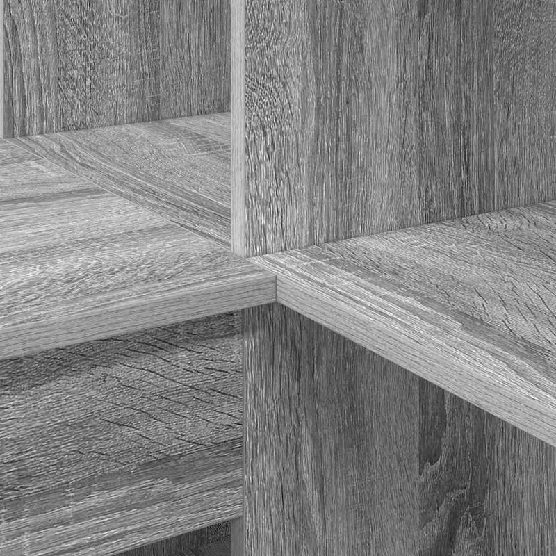 vidaXL Sarokíróasztal Szürke sonoma 101,5 x 149,5 x 149,5 cm Faanyag