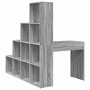 vidaXL Sarokíróasztal Szürke Sonoma 101,5 x 149,5 x 149,5 cm Faanyag
