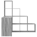 vidaXL Sarokíróasztal Szürke Sonoma 101,5 x 149,5 x 149,5 cm Faanyag