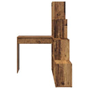 vidaXL Sarokíróasztal Öreg fa 101,5 x 149,5 x 149,5 cm Faanyag