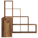 vidaXL Sarokíróasztal Öreg fa 101,5 x 149,5 x 149,5 cm Faanyag