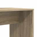 vidaXL Asztal polcokkal Sonoma tölgy 138,5 x 55 x 143 cm Faanyag