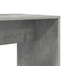 vidaXL Asztal polcokkal Beton Szürke 138,5 x 55 x 143 cm Faanyag
