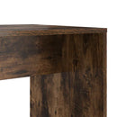 vidaXL Asztal polcokkal Füstölt tölgy 138,5 x 55 x 143 cm Faanyag