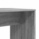 vidaXL Asztal polcokkal Szürke Sonoma 138,5 x 55 x 143 cm Faanyag
