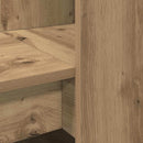 vidaXL Asztal Artisan tölgy Faanyag 122 x 67 x 145 cm