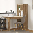vidaXL Asztal Artisan tölgy Faanyag 122 x 67 x 145 cm