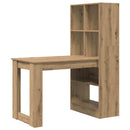vidaXL Asztal Artisan tölgy Faanyag 122 x 67 x 145 cm
