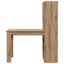 vidaXL Asztal Artisan tölgy Faanyag 122 x 67 x 145 cm