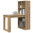 vidaXL Asztal Artisan tölgy Faanyag 122 x 67 x 145 cm