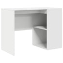 vidaXL Sarokíróasztal fiókkal Fehér 102 x 88 x 75 cm