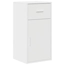 vidaXL Sarokíróasztal fiókkal Fehér 102 x 88 x 75 cm