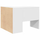 vidaXL Sarokíróasztal fiókkal Fehér 102 x 88 x 75 cm