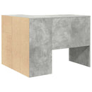 vidaXL Sarokíróasztal fiókkal Beton Szürke 102 x 88 x 75 cm