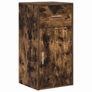 vidaXL Sarokíróasztal fiókkal Füstölt tölgy 102 x 88 x 75 cm