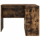 vidaXL Sarokíróasztal fiókkal Füstölt tölgy 102 x 88 x 75 cm