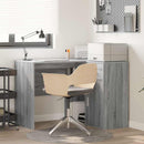 vidaXL Sarokíróasztal fiókkal Szürke Sonoma 102 x 88 x 75 cm