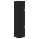 vidaXL Tárolóval rendelkező íróasztal 2 pcs Musta tammi Faanyag